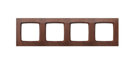 KARO Ramka poczwórna wenge R-4S/57