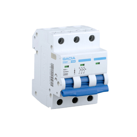 Ogranicznik poboru mocy PB8T 10kA 3P 20A PB8T 10KA 3P 20A