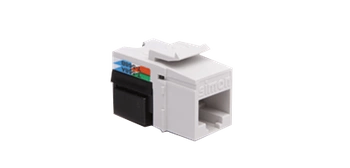 Connect Wkład gniazda komputerowego RJ45 kat.5e, nieekranowany (UTP) biały CJ545U