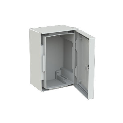 ABB Obudowa poliestrowa ARIA 54 drzwi pełne z zamkiem centralnym 1 pkt z kluczem dwupiórowym 515x415x230mm IP66 IK08 AR054P33