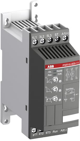 ABB Softstart PSR16-600-11 Moc: 7,5kW przy 400V Napęcie sterowania: 24V AC/DC