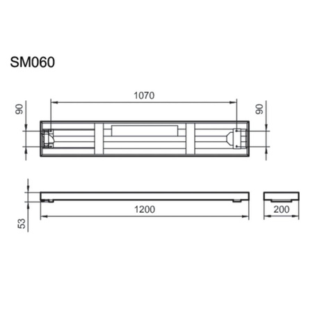 PHILIPS Oprawa natynkowa biała LEDINAIRE SM060C LED40S/840 PSU W20L120, moc: 40W, strumień świetlny: 4000lm