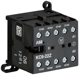 ABB Przekaźnik stycznikowy KC6-22Z-04, Napięcie cewki: 110-125V DC, Styki robocze: 2NO + 2NC