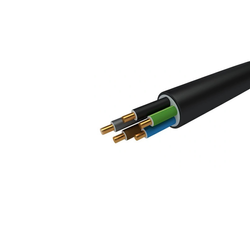 Bezhalogenowy kabel energetyczny i sterowniczy N2XH-J B2ca 0,6/1 kV 5x2,5 mm² RE