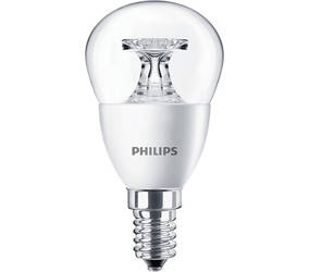 Żarówka LED Philips CorePro lustre 5,5-40W E14 827 470lm P45 Biała ciepła przeźroczysta