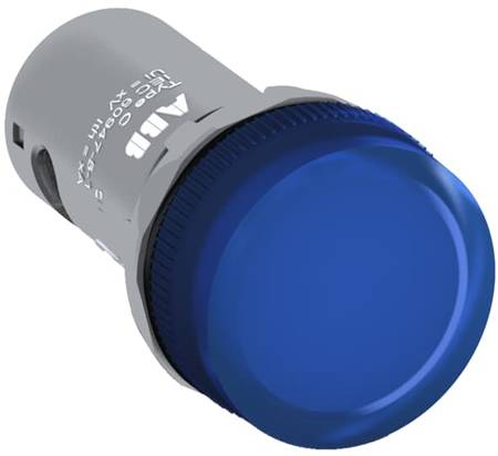 ABB Lampka kontrolna z diodą LED fi=22mm CL2-523L;  U=230V AC; Niebieska