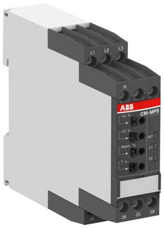 ABB Przekaźnik nadzroczy napięcia CM-MPS.41S 3 x 350...580V AC kontrolowane wielkości: asymetria faz, kolejność faz, wzrost napięcia, zanik fazy, za niskie napięcie