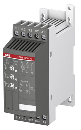 ABB Softstart PSR6-600-70 Moc: 3kW przy 400V Napęcie sterowania: 100-240V AC 50/60Hz