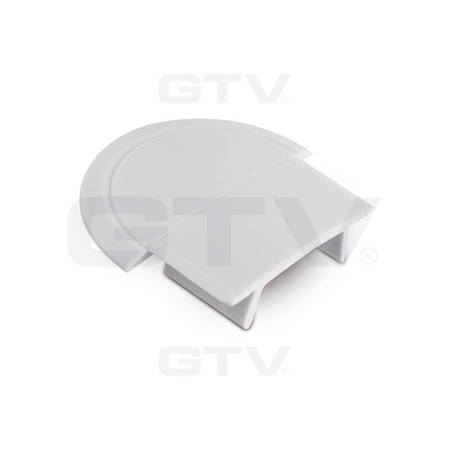 GTV Zaślepka do profilu LED GLAX wpuszczanych srebrna lakierowana  PA-ZASGLAX-00