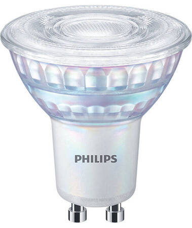 PHILIPS Żarówka LED Master LEDspot VLE 6,2W/940 odpowiednik 80W 575lm 4000K neutralna biała GU10 Ra>90 ściemnialna