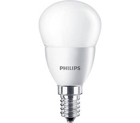 Żarówka LED Philips CorePro lustre 4-25W E14 827 250lm P45 Biała ciepła mleczna